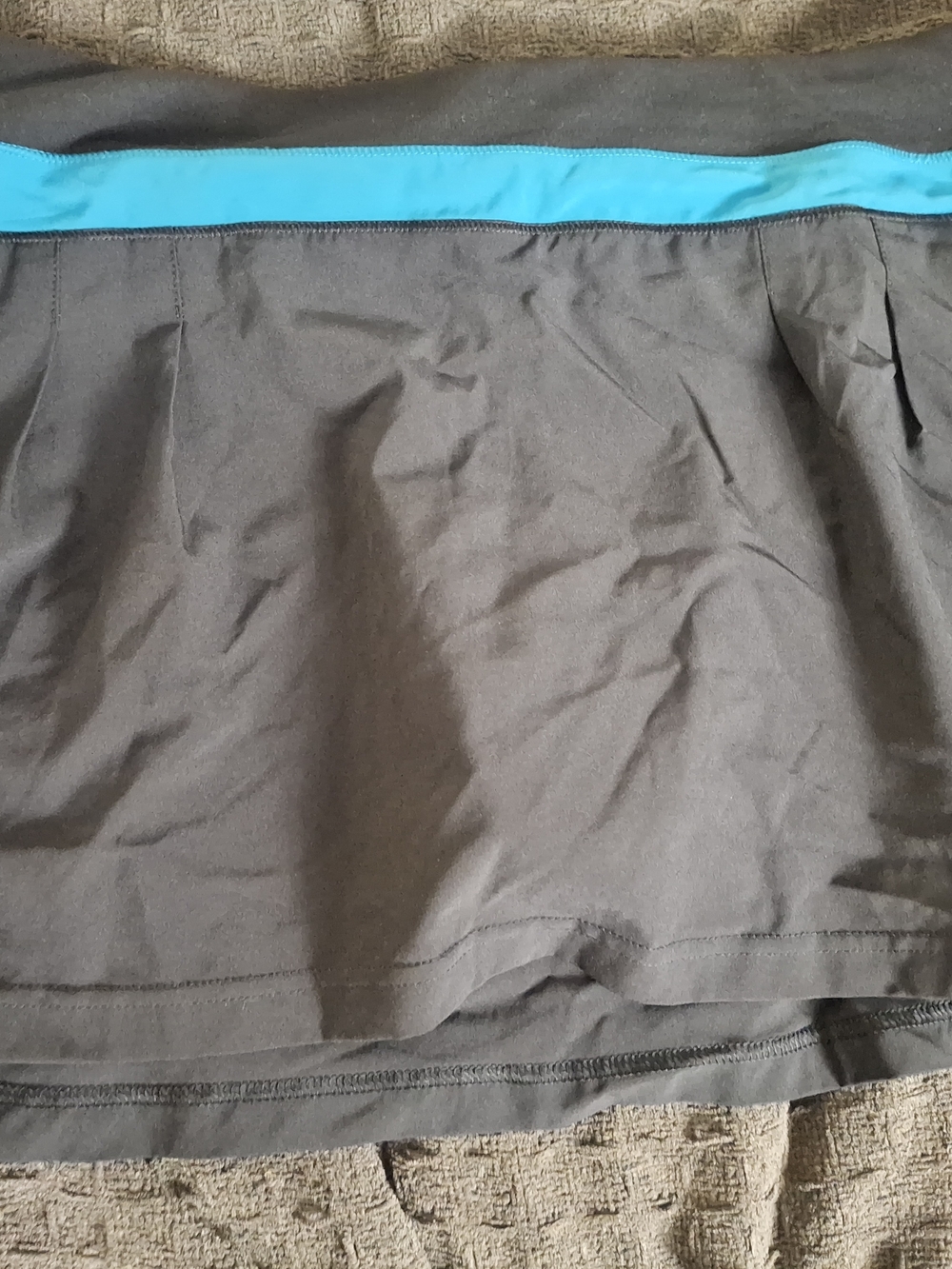 adidas Black Skater Skirt with Teal Waistband